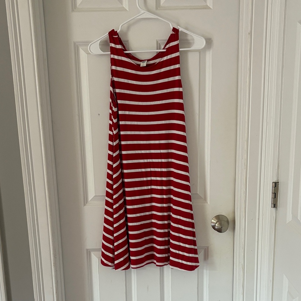 Old Navy Striped Red and White Dress